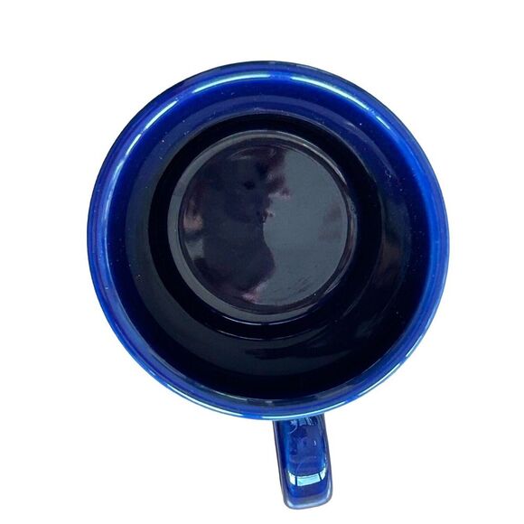 3‎ Pieces of Fiesta Ware Cobalt Blue- Bowl,  Plate And Mug - Picture 6 of 7